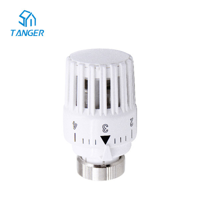 De hoekige Hoofden Afsluitbare ISO9001 van Trv van de Klep Thermostatische Radiator Hoofd