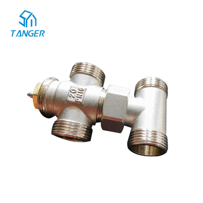 10mm 15mm tot 20mm Radiatorkleppen voor Handdoekradiator Vloerverwarming Trv 4 Manier