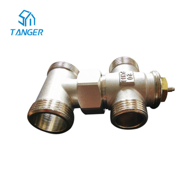 10mm 15mm tot 20mm Radiatorkleppen voor Handdoekradiator Vloerverwarming Trv 4 Manier